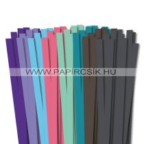 10mm Quilling Papierstreifen Starter Kit VI. (8x10stk, 49cm)