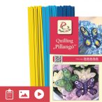   Schmetterling - Quilling Muster (210 Stück Streifen und Beschreibung mit Bilder)