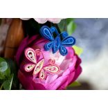 Mini Eule und Schmetterling - Quilling Muster (180 Stück Streifen, Beschreibung, Werkzeuge)